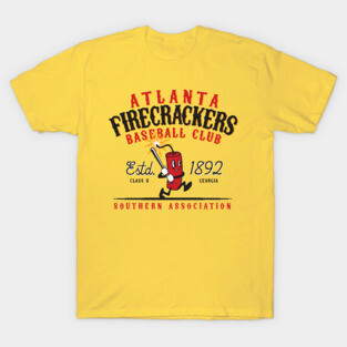 Atlanta Firecrackers Baseball T-Shirt