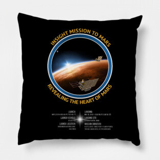Mission to Mars NASA Space CubeSat Tour Shirt Christmas Gift Pillow