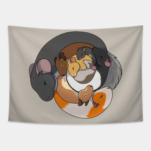 Pet Rodents Tapestry by DeguArts