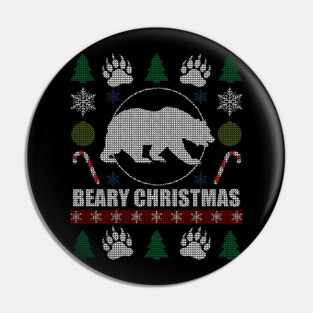 Gay Bear Beary Christmas Pin
