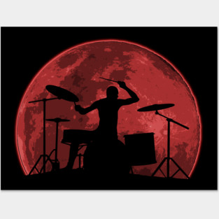 Night Drummer Posters and Art