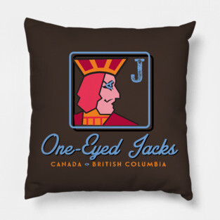 One-Eyed Jacks Pillow