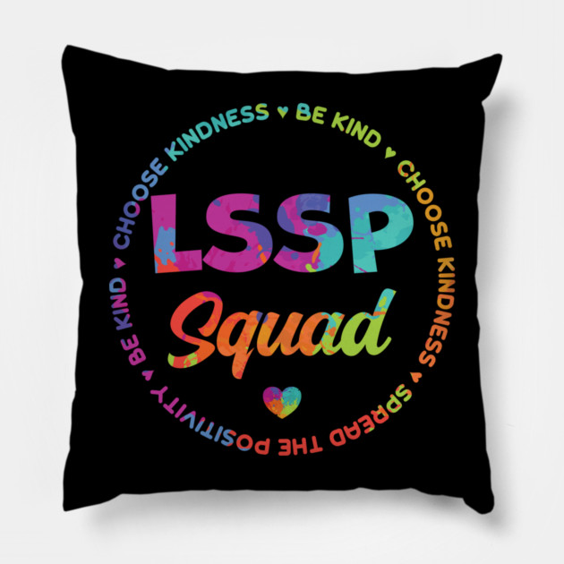 LSSP Squad Pillow by belownormal