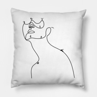 The Olympics | One Line Drawing | One Line Art | Minimal | Minimalist Pillow