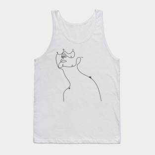 The Olympics | One Line Drawing | One Line Art | Minimal | Minimalist Tank Top