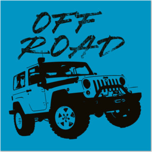Jeep Wrangler Off Road Posters and Art