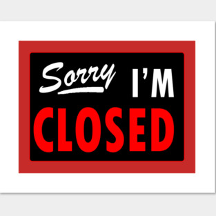 Closed Posters and Art