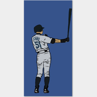 Ichiro Batting Ritual Posters and Art