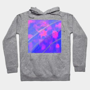 Pink purple watercolor abstract art Hoodie