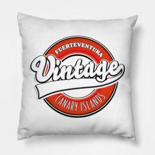 Fuerteventura Canary Islands logo Pillow