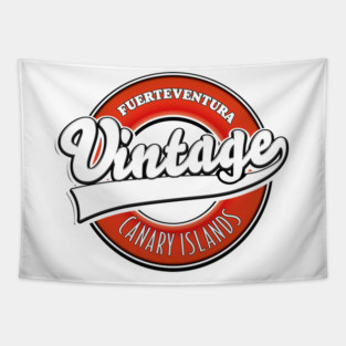 Fuerteventura Canary Islands logo Tapestry