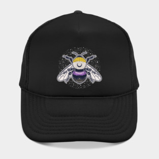 Nonbinary Bee Proud LGBT Pride Flag Hat