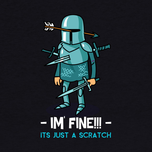I'm Fine It's Just A Scratch Wounded Soldier by The WYLD Tribe
