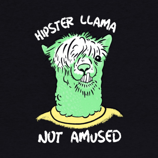 Hipster Llama Not Amused by The WYLD Tribe
