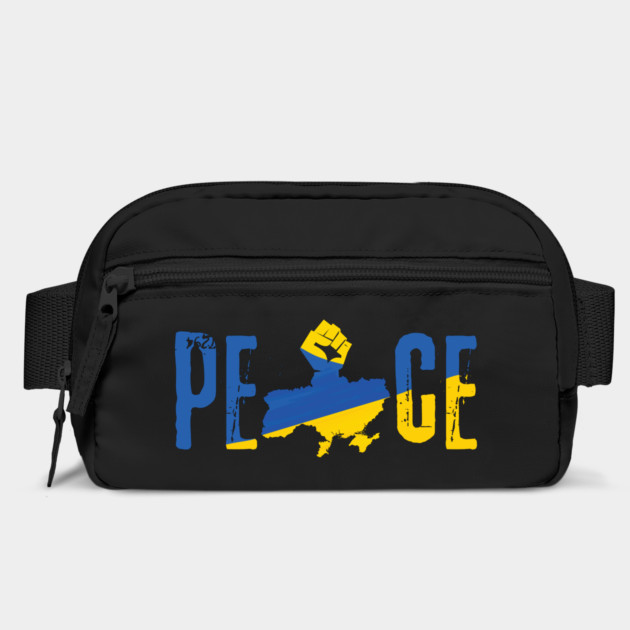 Peace Ukraine Flag Design by The WYLD Tribe