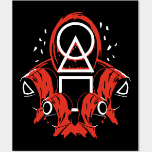 Squid Games Posters and Art