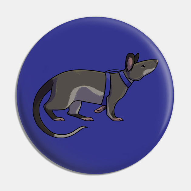 Hero Rat Pin by DeguArts