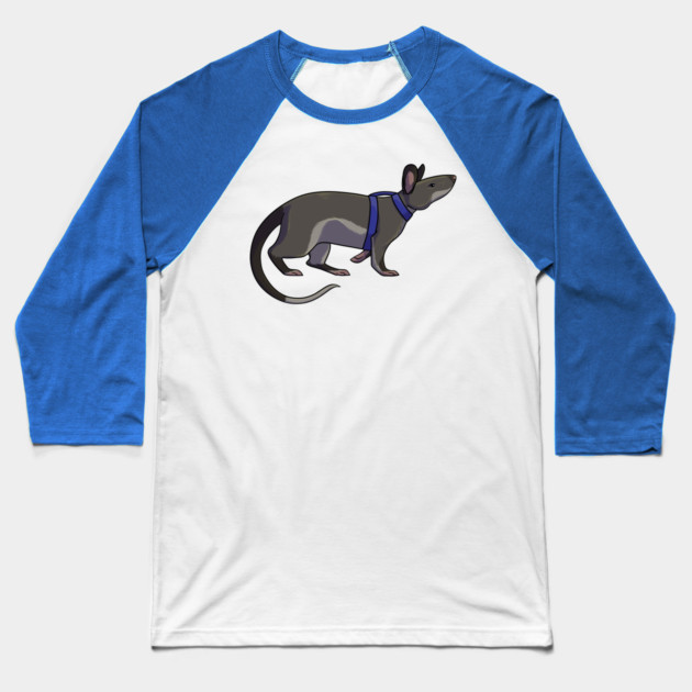 Hero Rat Baseball T-Shirt by DeguArts