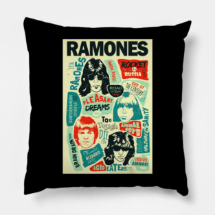 Ramones 1976 Pillow