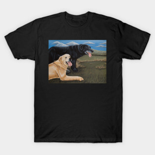 Labradors - Black and Yellow T-Shirt