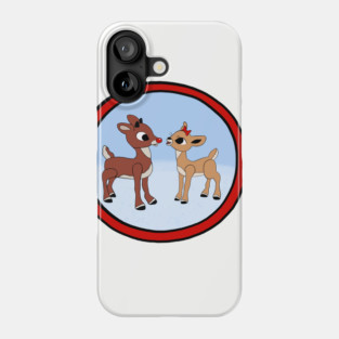 Rudolph The Red-Nosed Reindeer & Clarice Phone Case