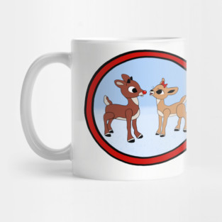 Rudolph The Red-Nosed Reindeer & Clarice Mug