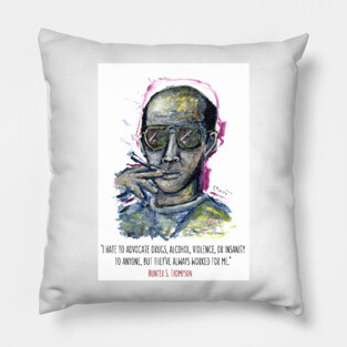 Hunter S. Thompson Pillow
