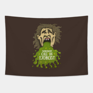 somebody call an exorcist Tapestry