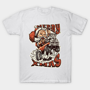 Hot Rod Santa T-Shirt