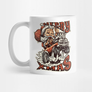 Hot Rod Santa Mug