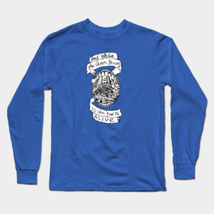 Radiohead - Bloom - Illustrated Lyrics Long Sleeve T-Shirt