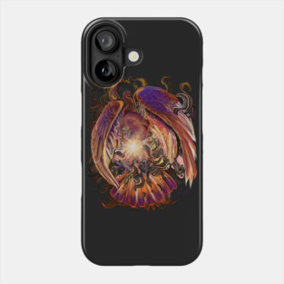 Solar Burst Hawk/Pheonix Phone Case