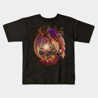 Solar Burst Hawk/Pheonix Kids T-Shirt