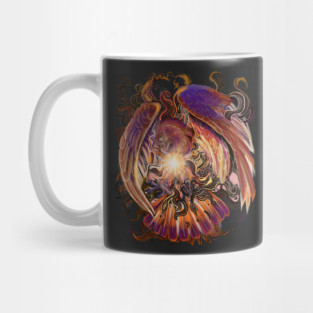 Solar Burst Hawk/Pheonix Mug
