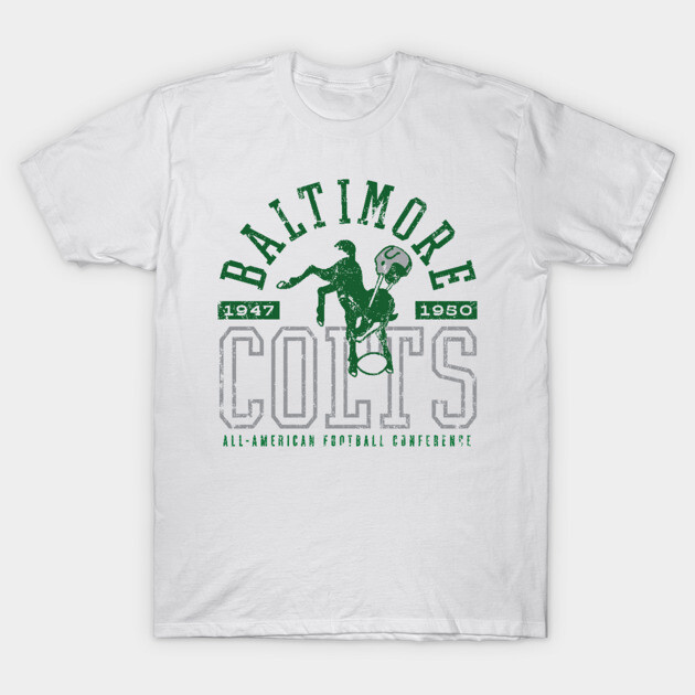 Baltimore Colts Tee Shirts Vintage Baltimore CFL Colts Stallions T