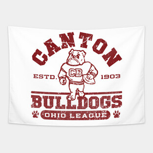 Canton Bulldogs Football Tapestry