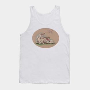 Meeting of the Mythological - Unicorn and Jackalope Tank Top