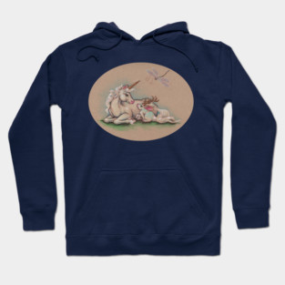 Meeting of the Mythological - Unicorn and Jackalope Hoodie