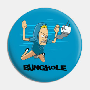 Nevermind Bunghole Beavis Pin