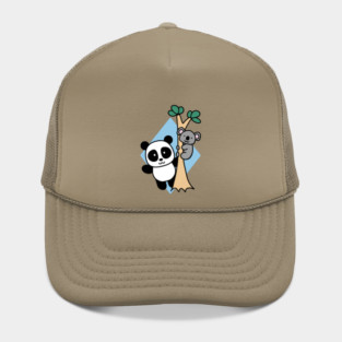 Cute Panda and Koala Hat