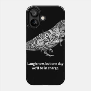 Steampunk Pigeon tattoo design Phone Case