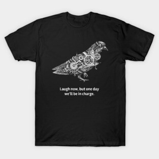 Steampunk Pigeon tattoo design T-Shirt