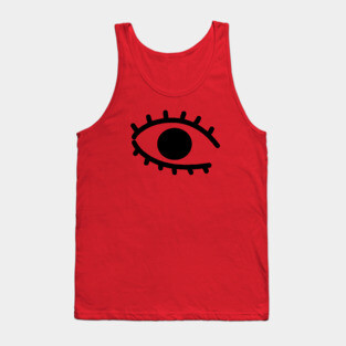 Big black eye Tank Top