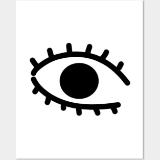 Big black eye Posters and Art