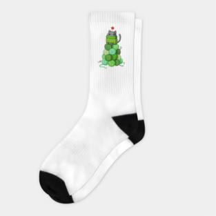 Cat Christmas Tree Socks