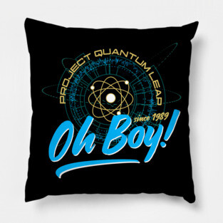 Oh Boy Time Travel Experiments Pillow