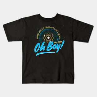 Oh Boy Time Travel Experiments Kids T-Shirt