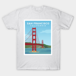 Golden Gate Bridge - San Francisco, California T-Shirt