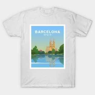 Barcelona, La Sagrada Familia, Spain T-Shirt