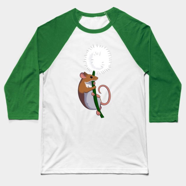 Harvest Mouse Baseball T-Shirt by DeguArts